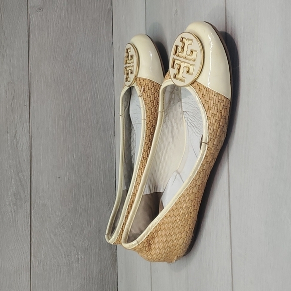 Tory Burch Womens Logo Loafer Slip on shoes sz 10M - Picture 2 of 12